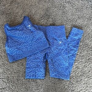 Gymshark Blue Workout Set